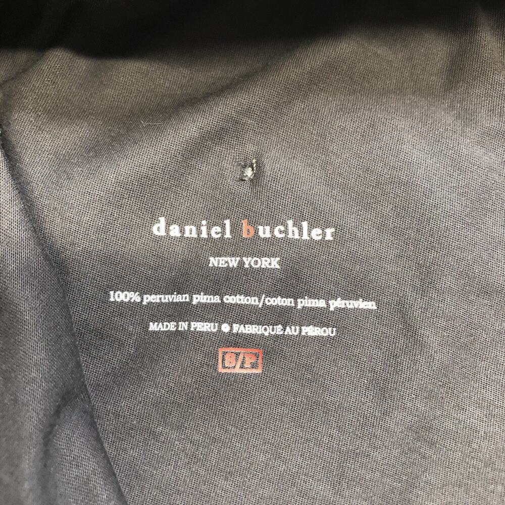 NEW Daniel Buchler Peruvian Pima Cotton Lounge Pants Small CARPC-A13A In Ink - Picture 7 of 8